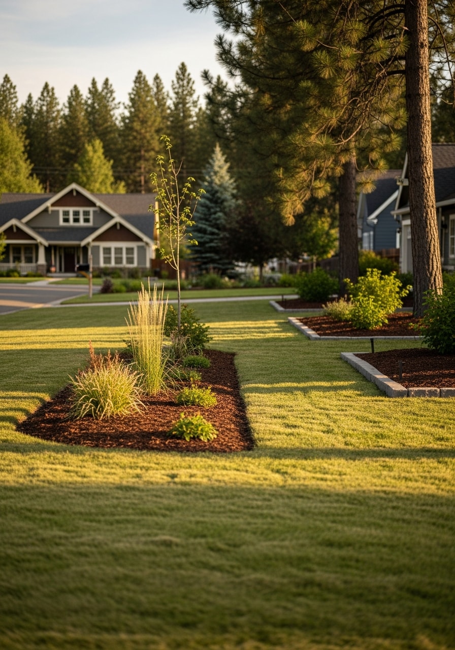 Harrison home with natural surroundings and typical rural property setting.